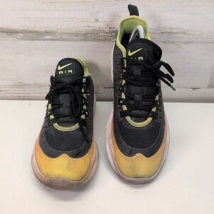 Nike Air Max Axis RF Boys‎ Running Shoes Size 7Y Black Yellow Orange AV7590-001